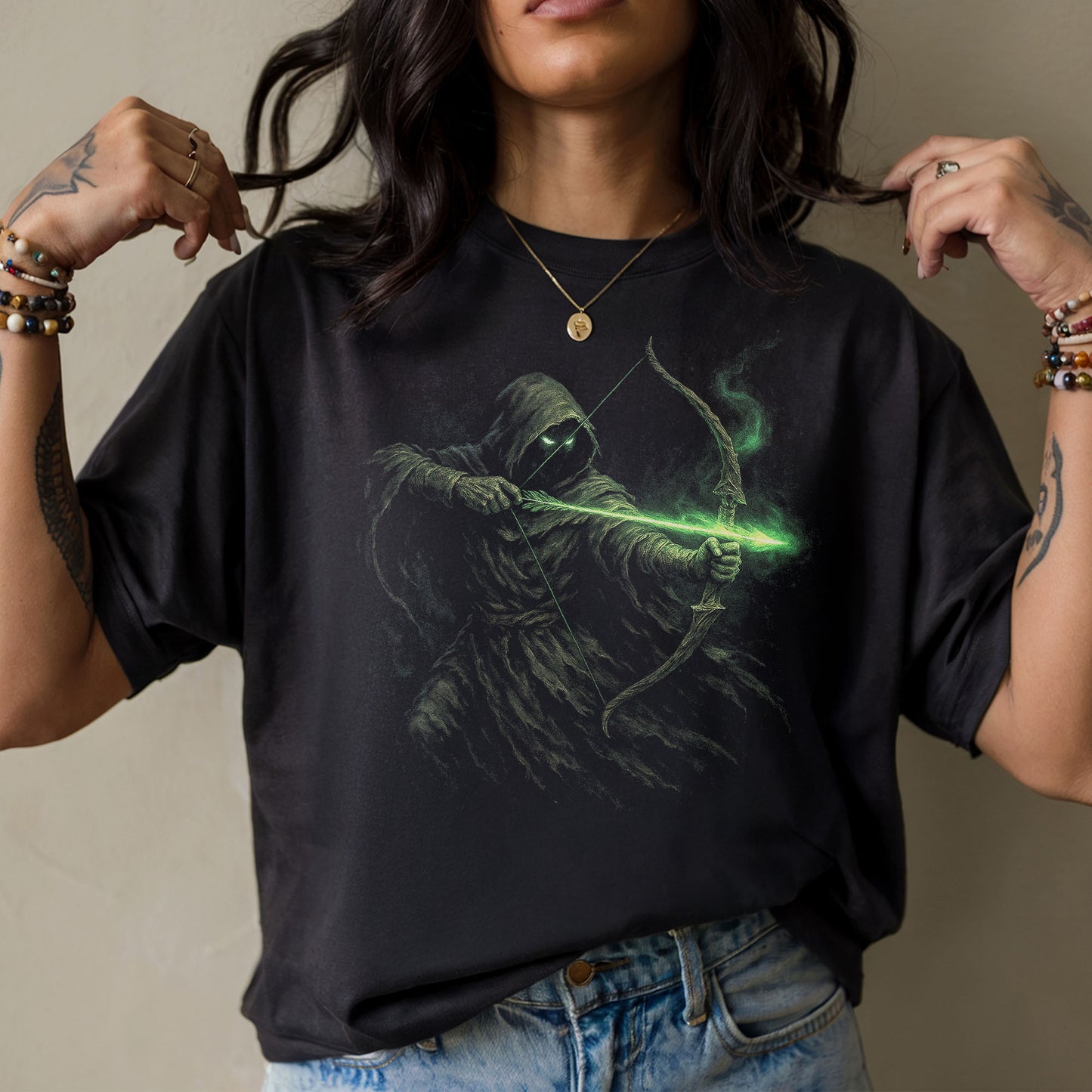 Shadow Hunter Dark Fantasy T-Shirt