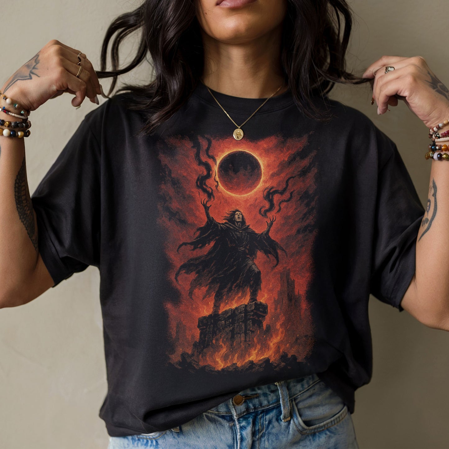 The Eclipse Prophet Dark Fantasy T-Shirt