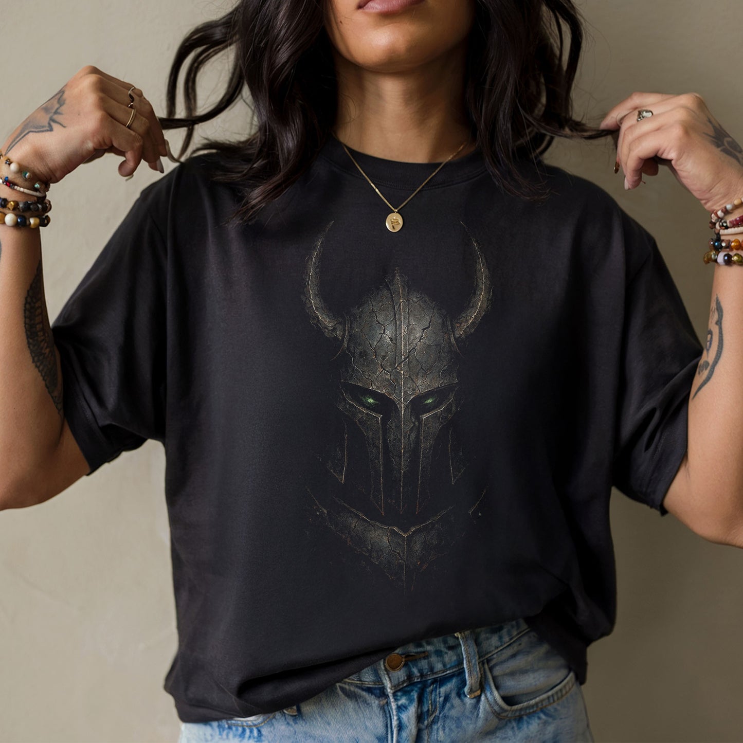 The Iron Warden Dark Fantasy T-Shirt