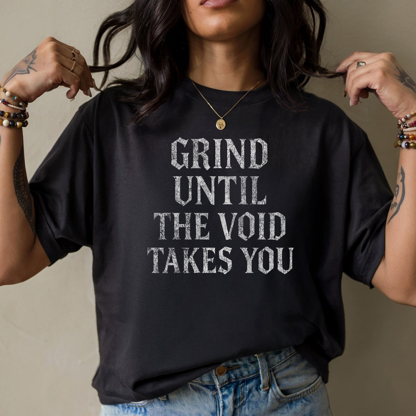 Grind Until The Void Takes You ARPG T-Shirt