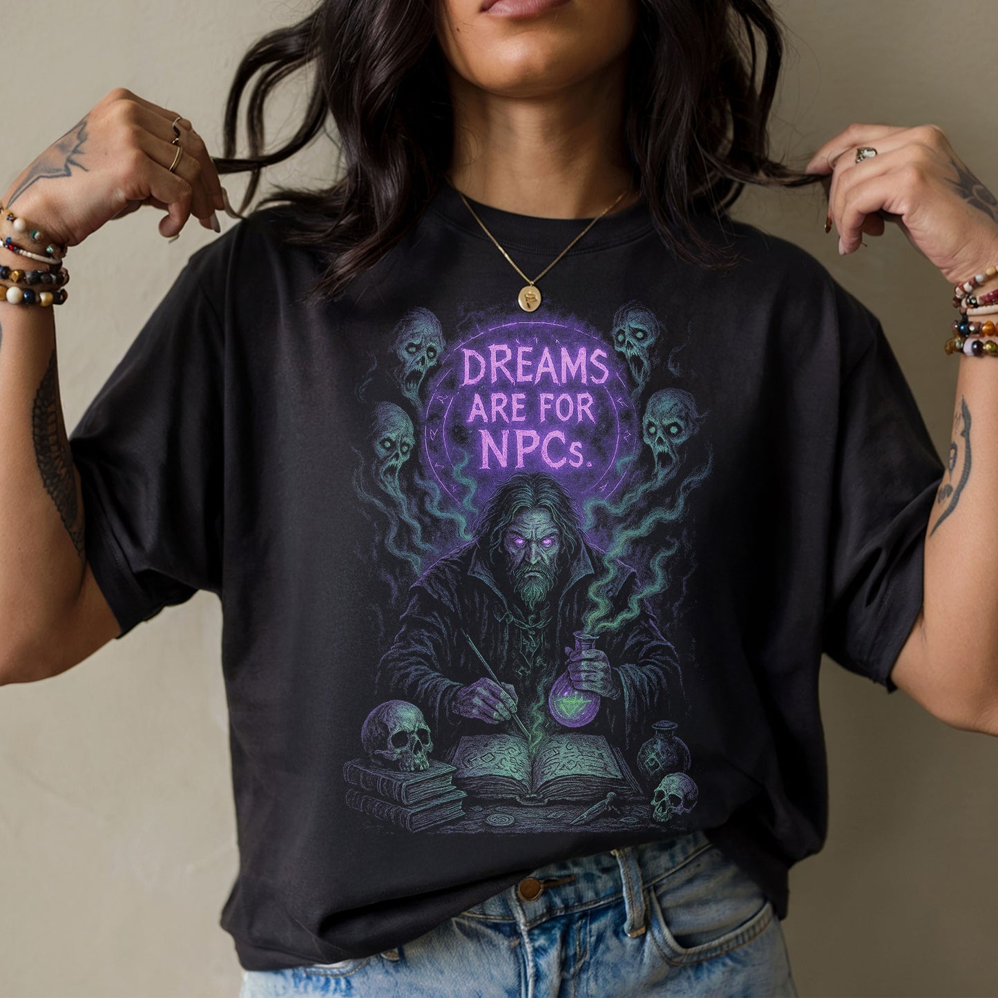 Void Scholar ARPG Gamer T-Shirt