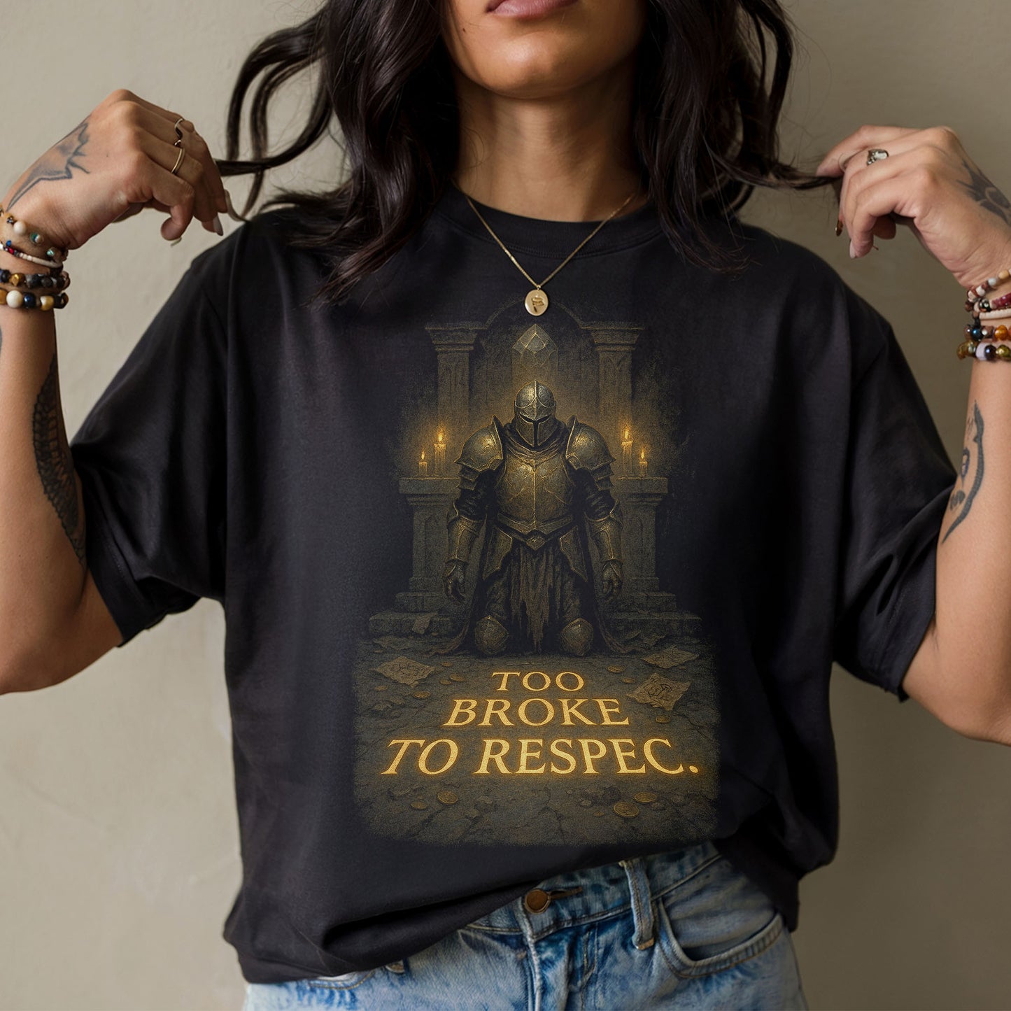 Broken Paladin ARPG Gamer T-Shirt