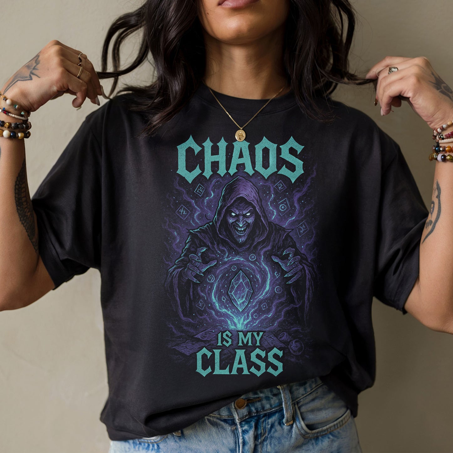 Chaos Mage ARPG Gamer T-Shirt
