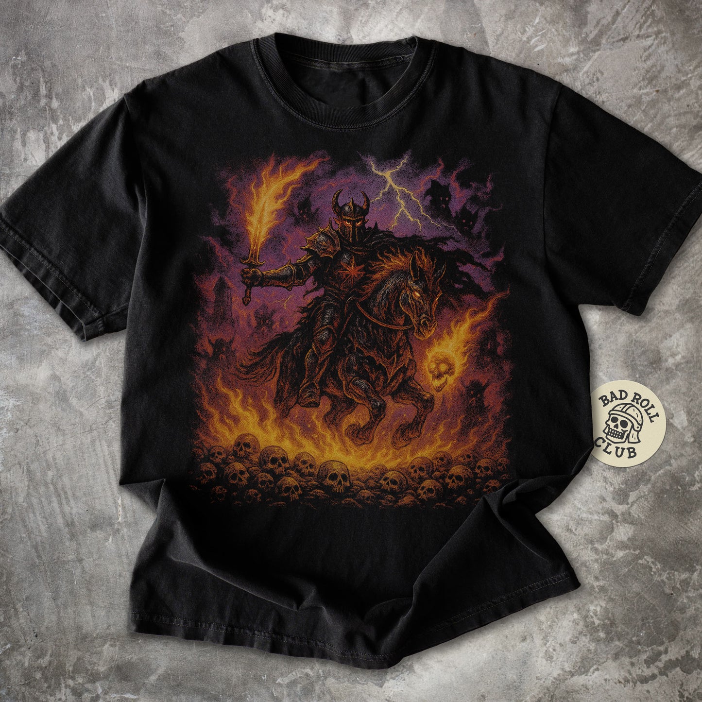 Hellrider Dark Fantasy T-Shirt