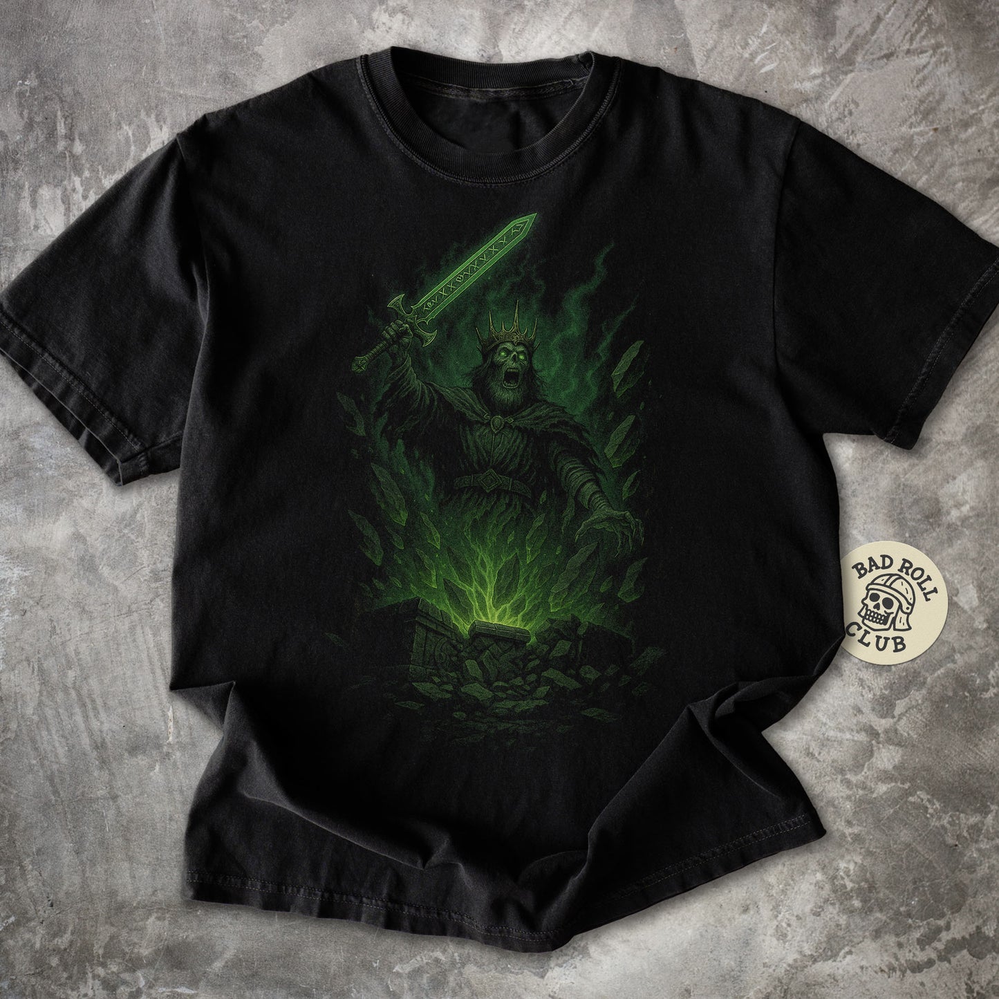 Cursed King Dark Fantasy T-Shirt