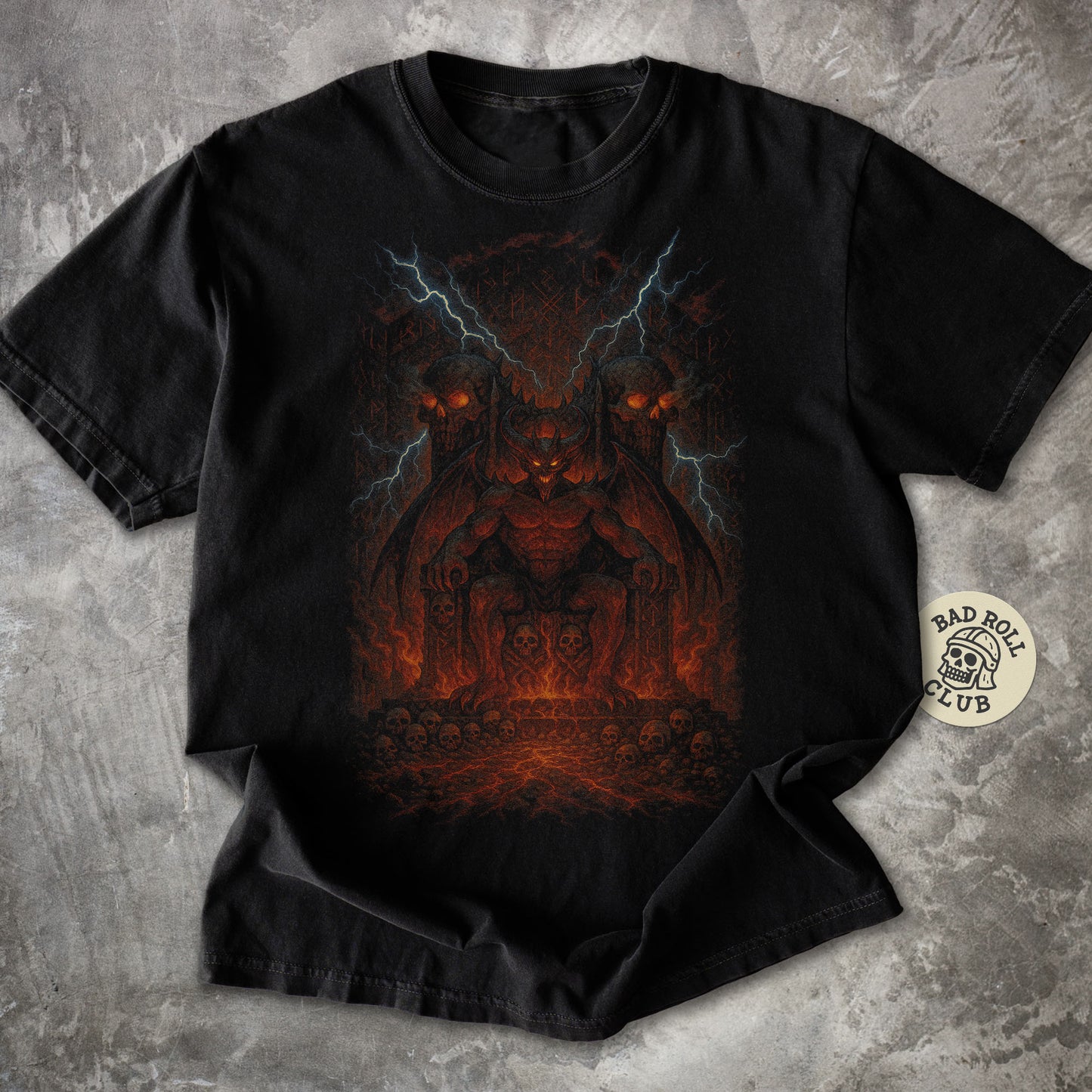 Throne of Hell Dark Fantasy T-Shirt