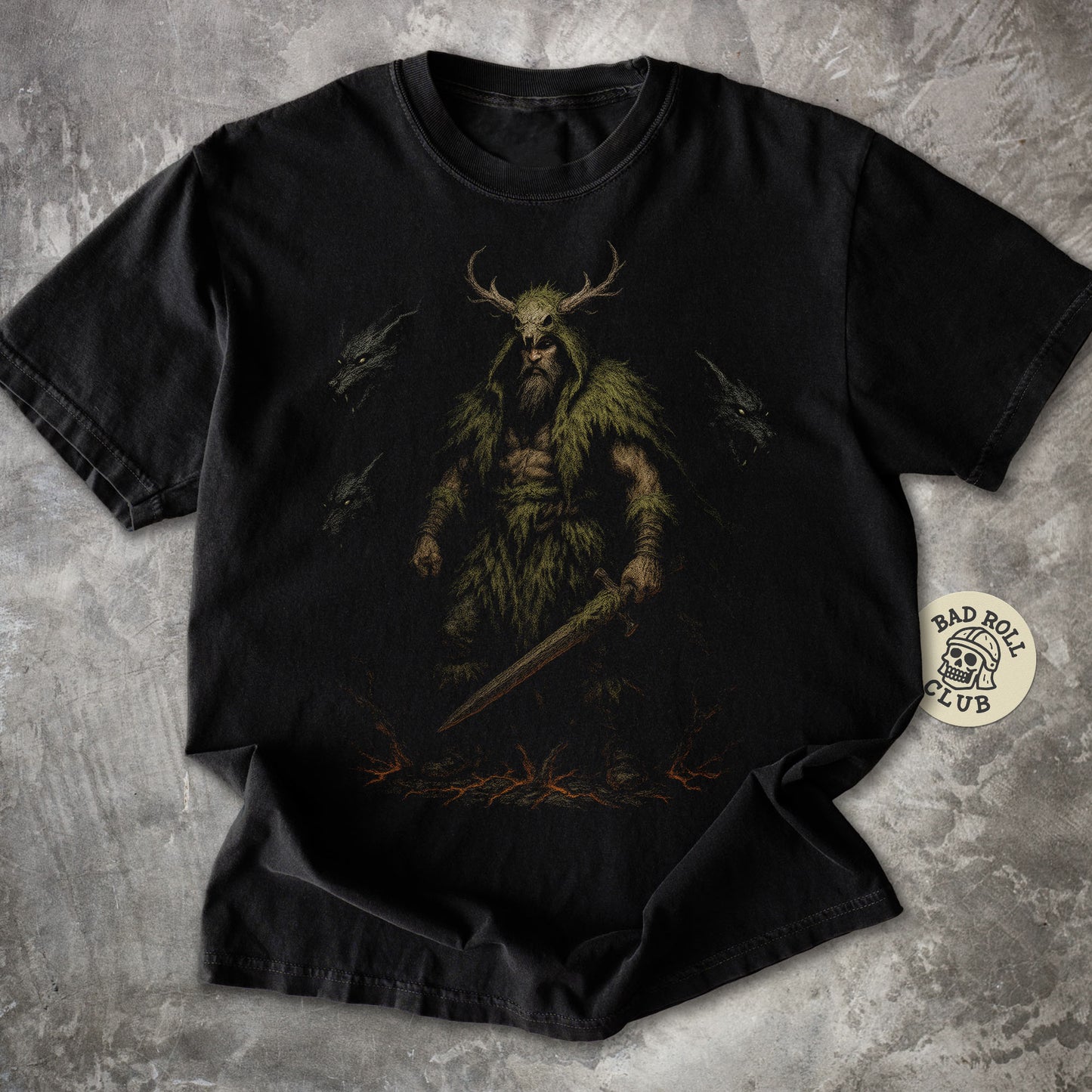 Warden of the Wild Dark Fantasy T-Shirt