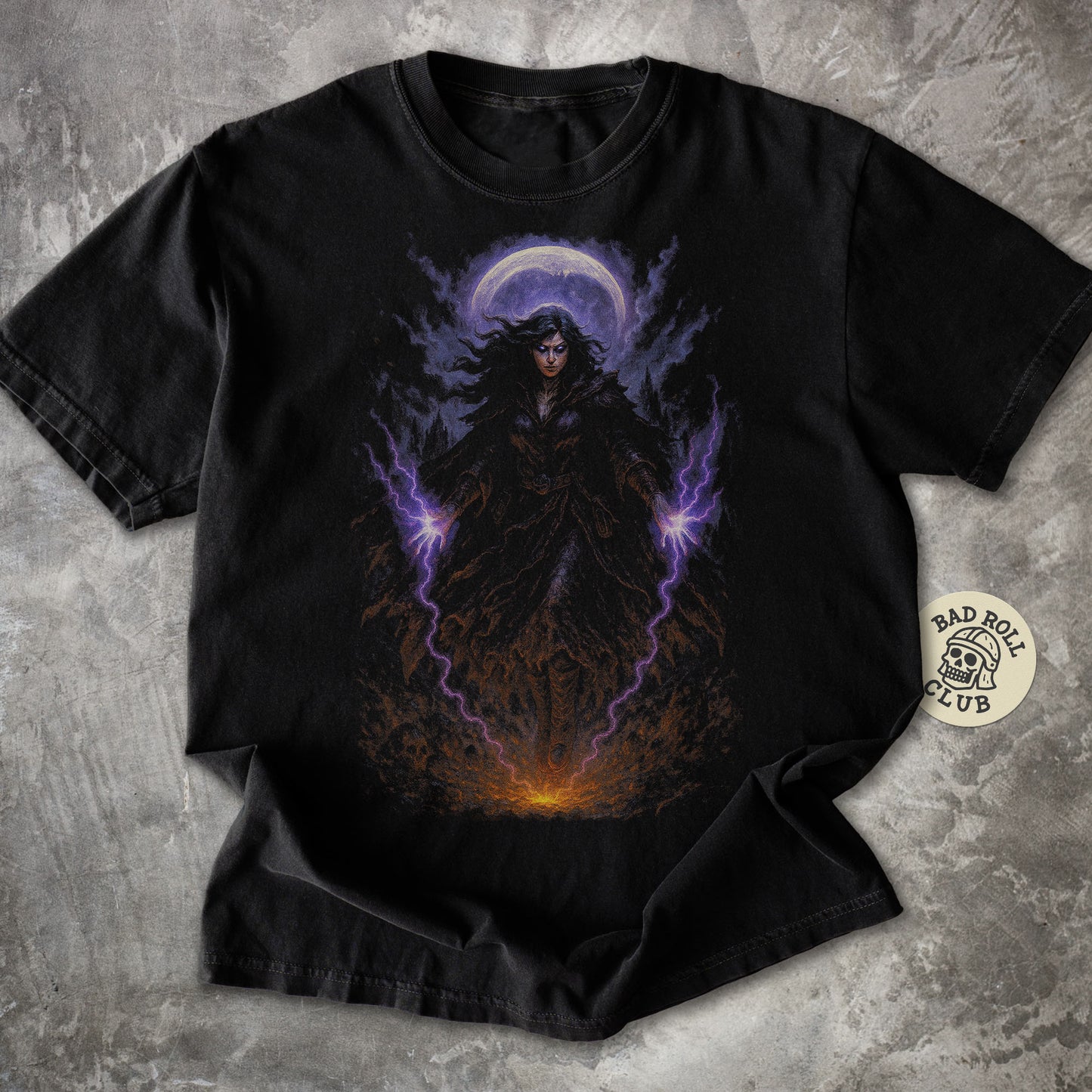 The Void Enchantress Dark Fantasy T-Shirt