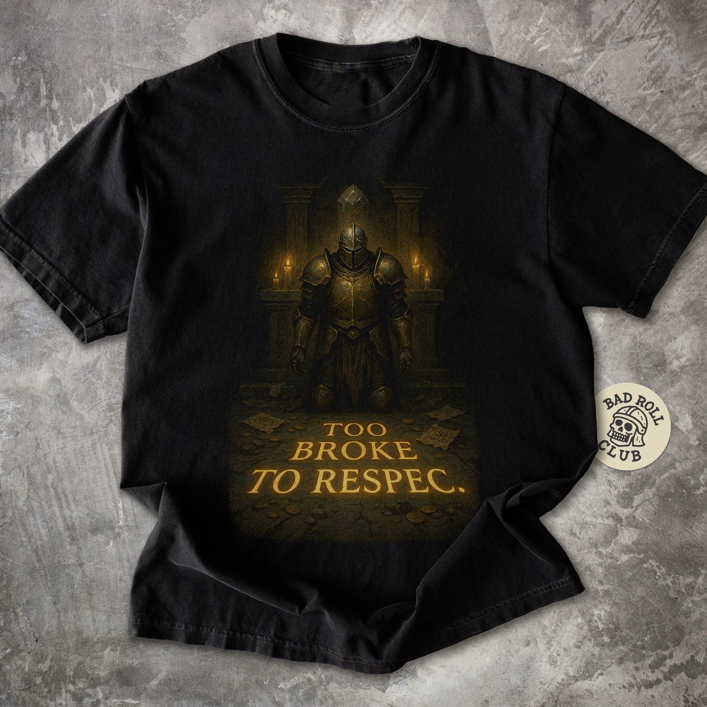Broken Paladin ARPG Gamer T-Shirt