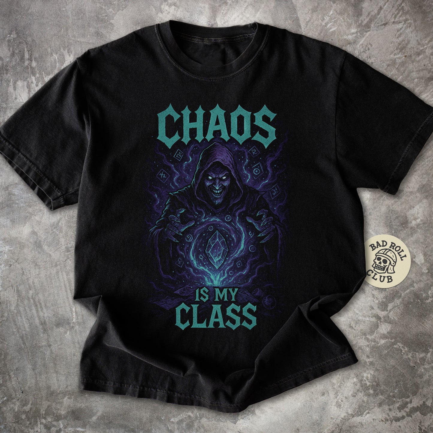 Chaos Mage ARPG Gamer T-Shirt