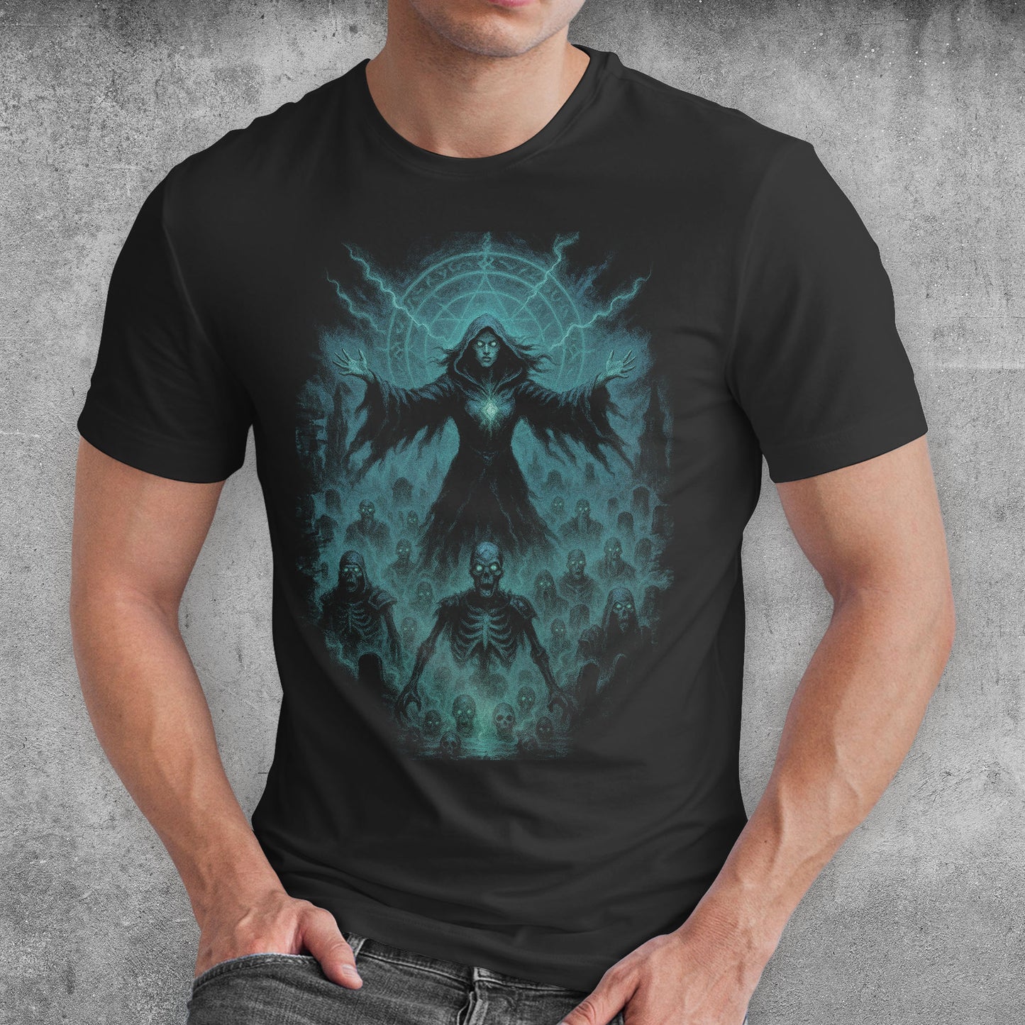 Undead Summoner Dark Fantasy T-Shirt