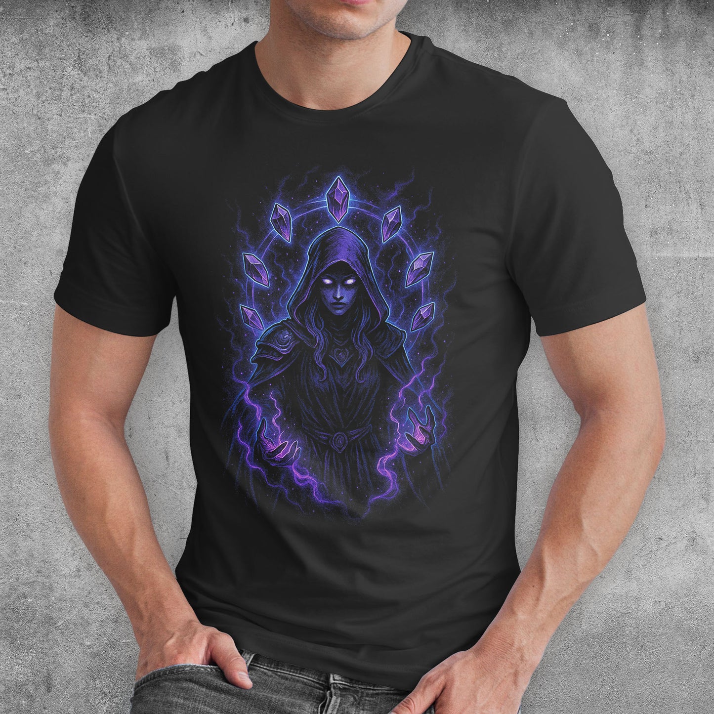 The Voidbinder Sorceress Dark Fantasy T-Shirt