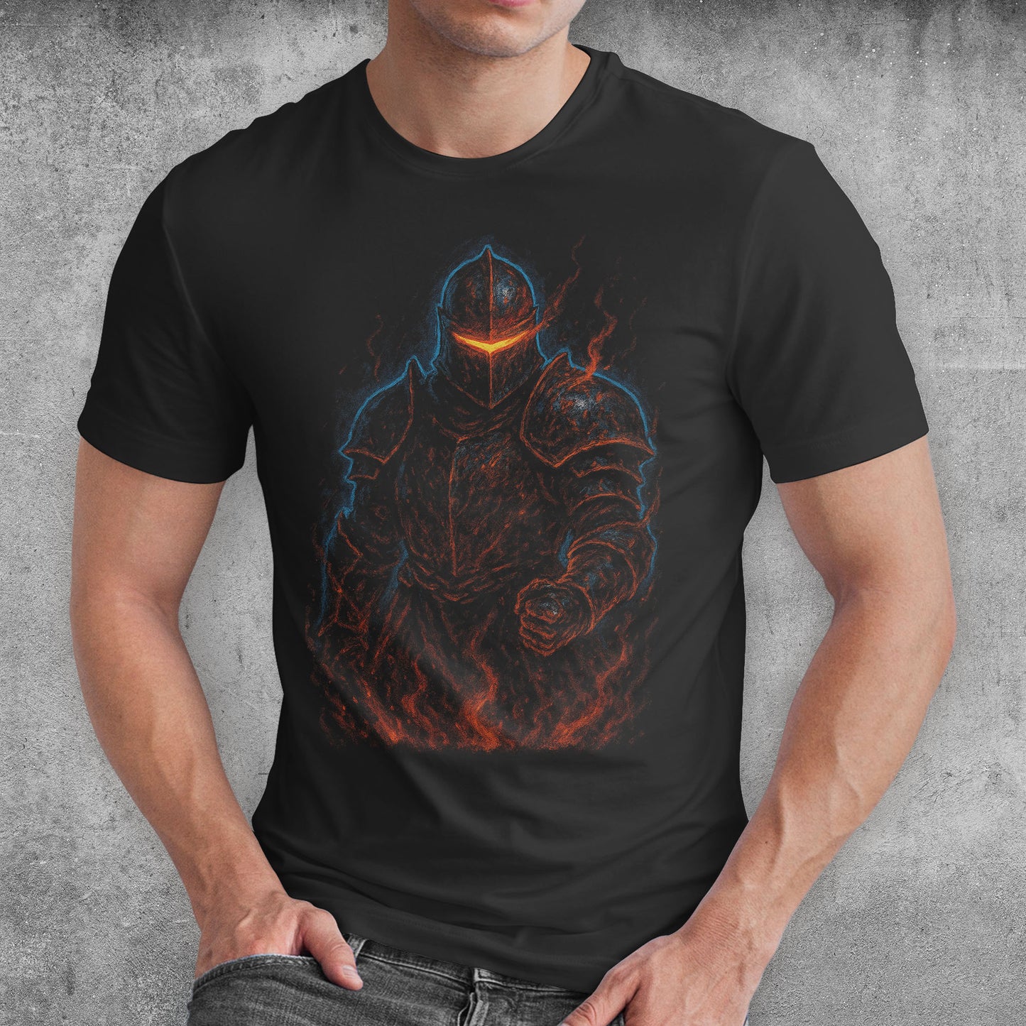 The Ember Knight Dark Fantasy T-Shirt