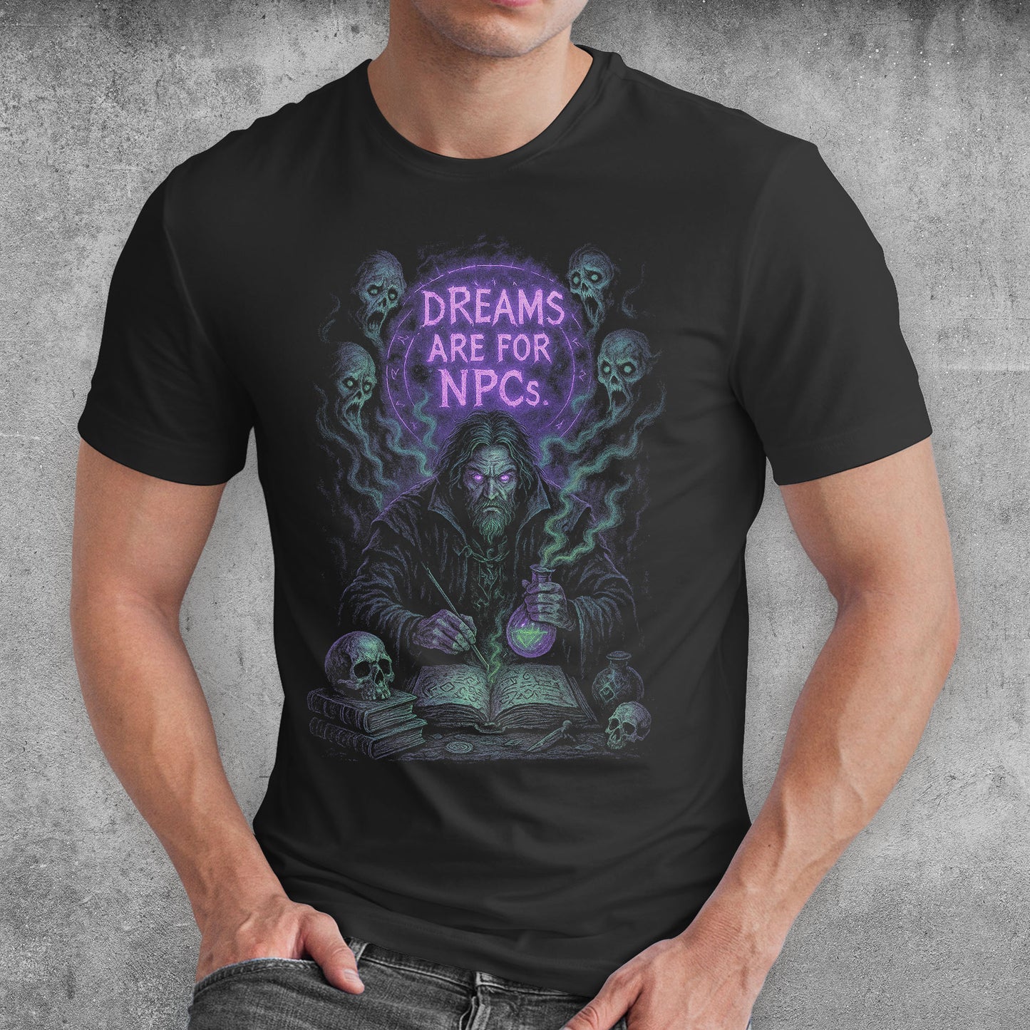 Void Scholar ARPG Gamer T-Shirt