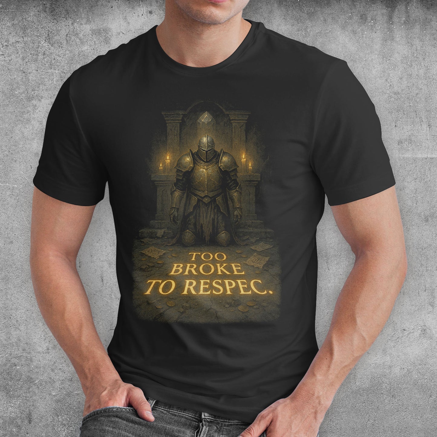 Broken Paladin ARPG Gamer T-Shirt