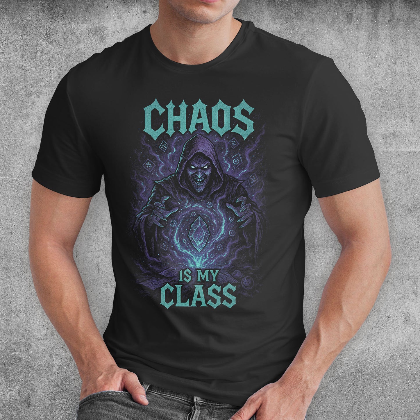 Chaos Mage ARPG Gamer T-Shirt