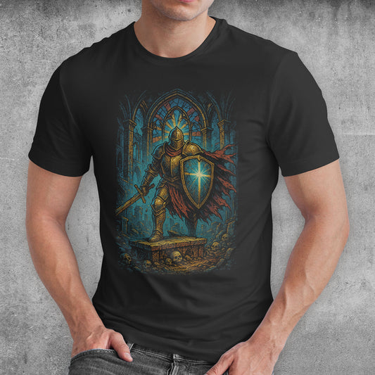 Cathedral Paladin Knight T-Shirt