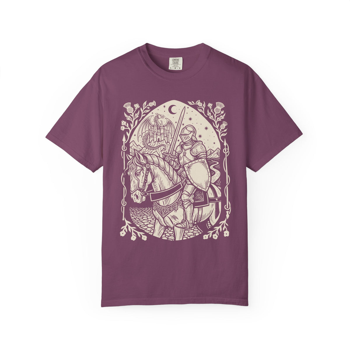 Woodcut Knight T-Shirt