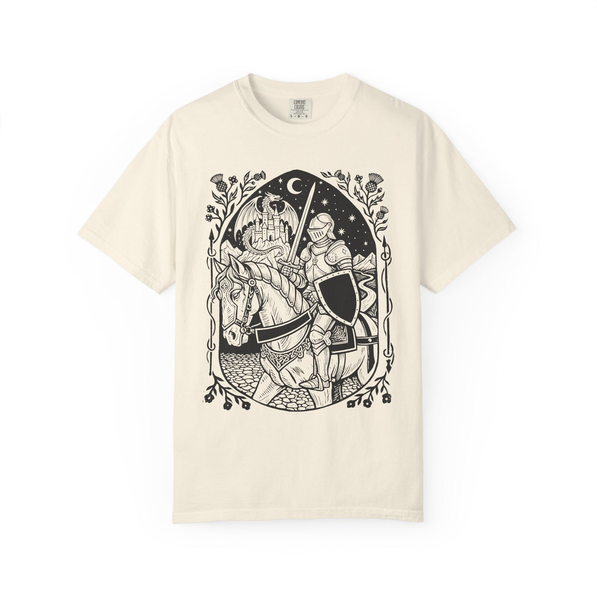 Woodcut Knight T-Shirt