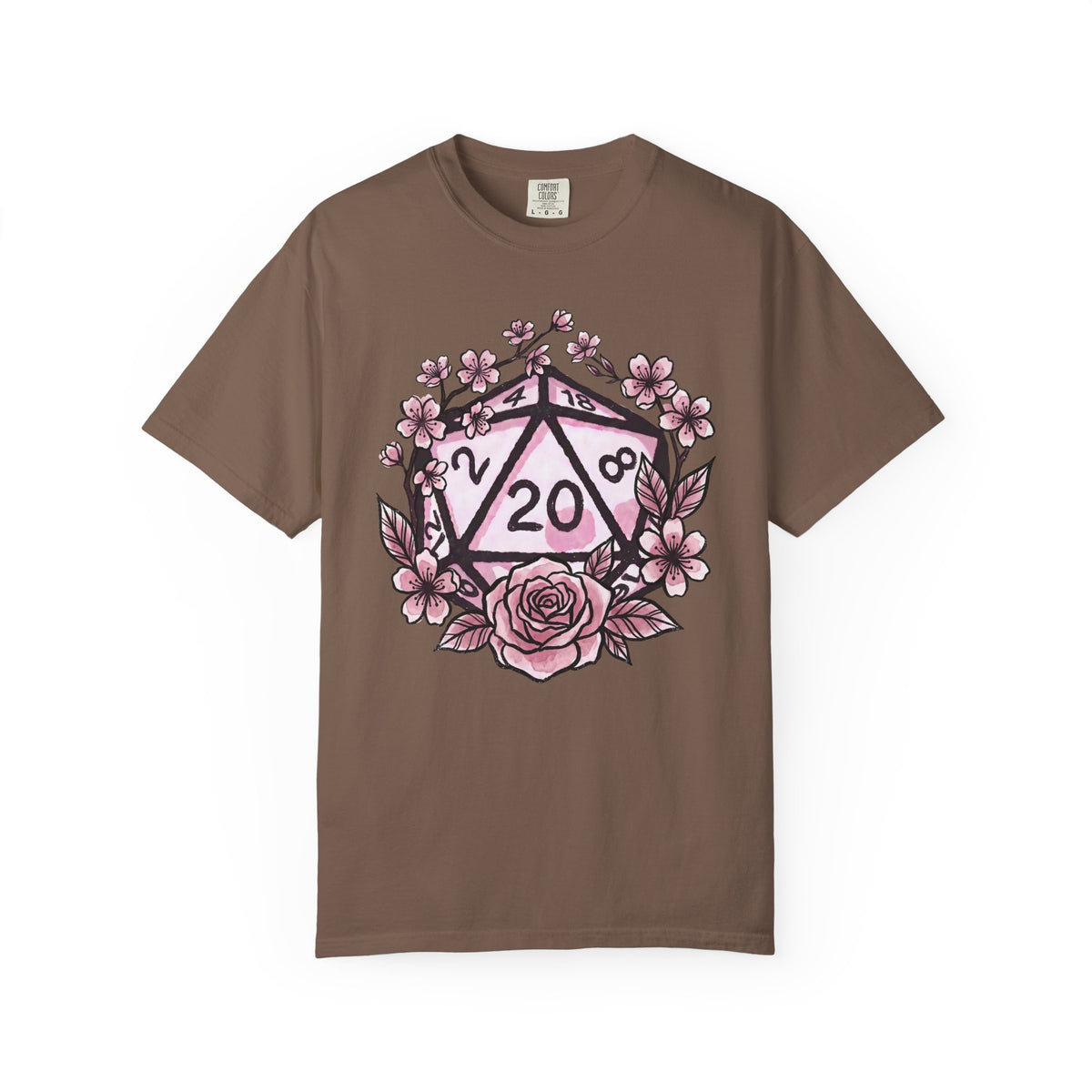 Floral D20 T-Shirt