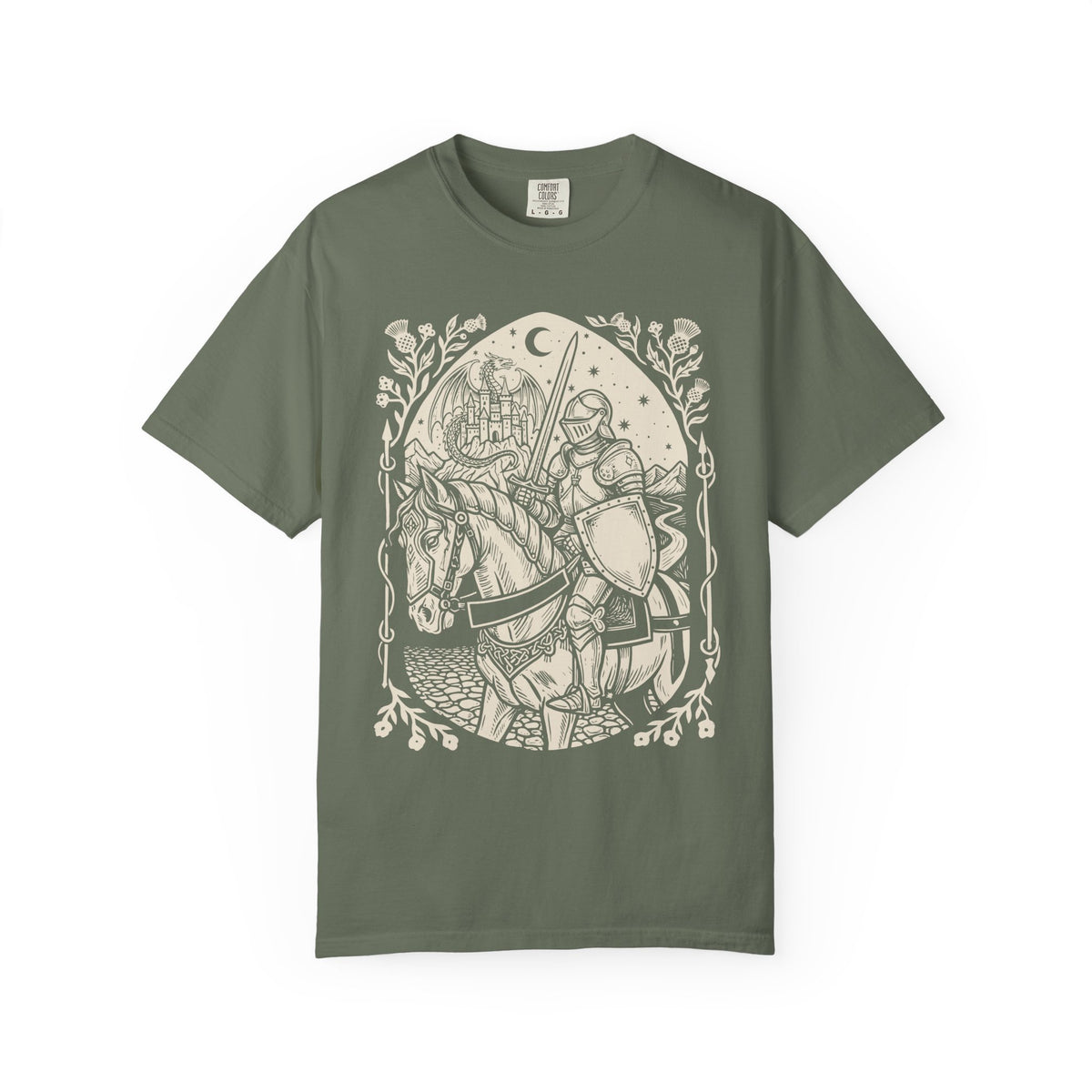 Woodcut Knight T-Shirt