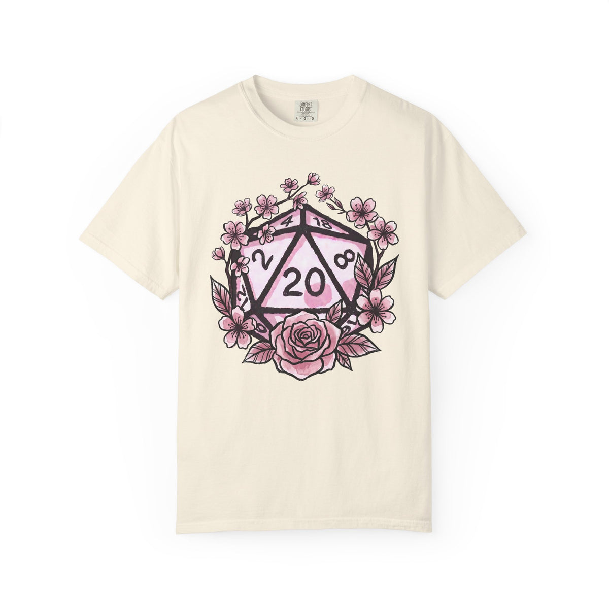 Floral D20 T-Shirt