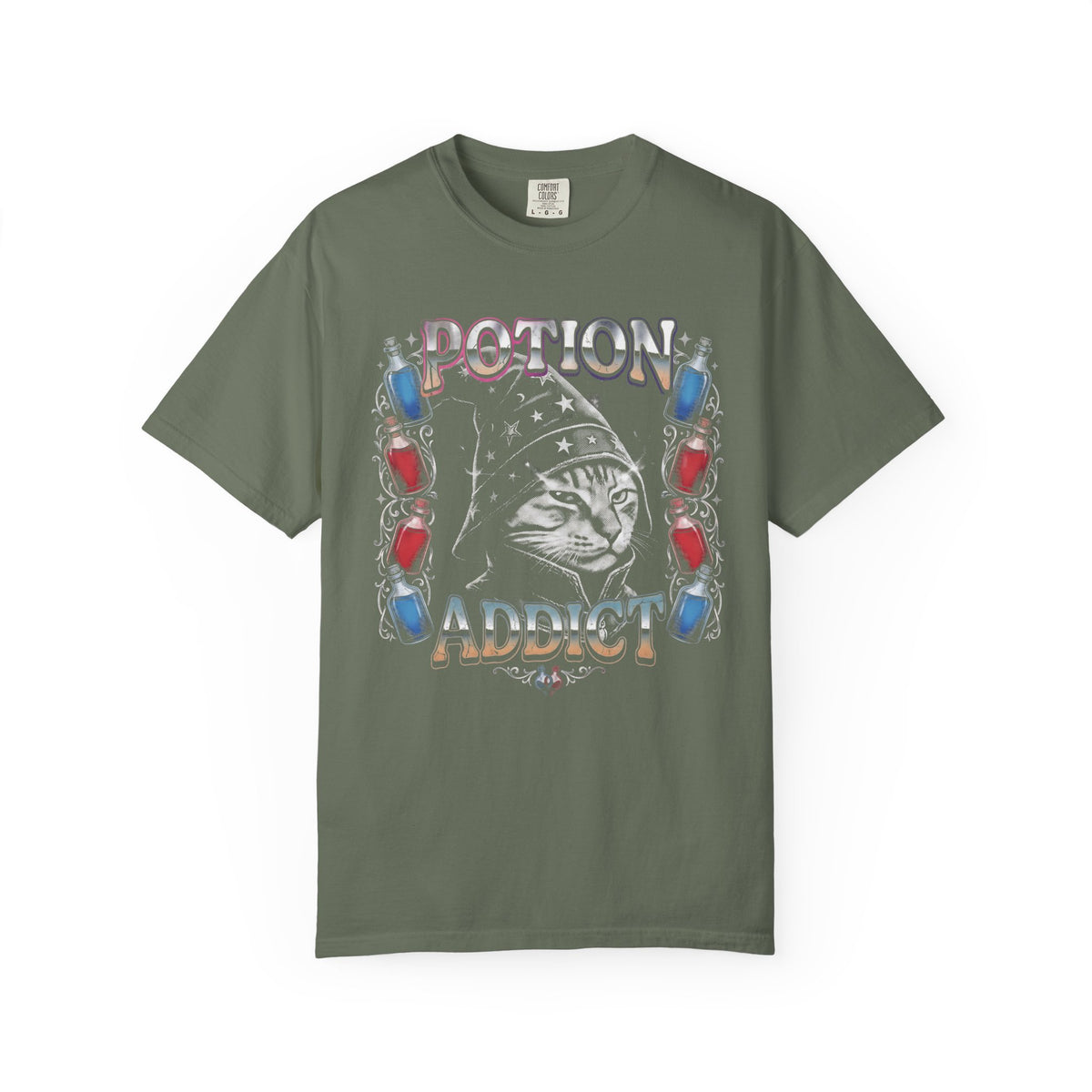 Potion Wizard Cat T-Shirt
