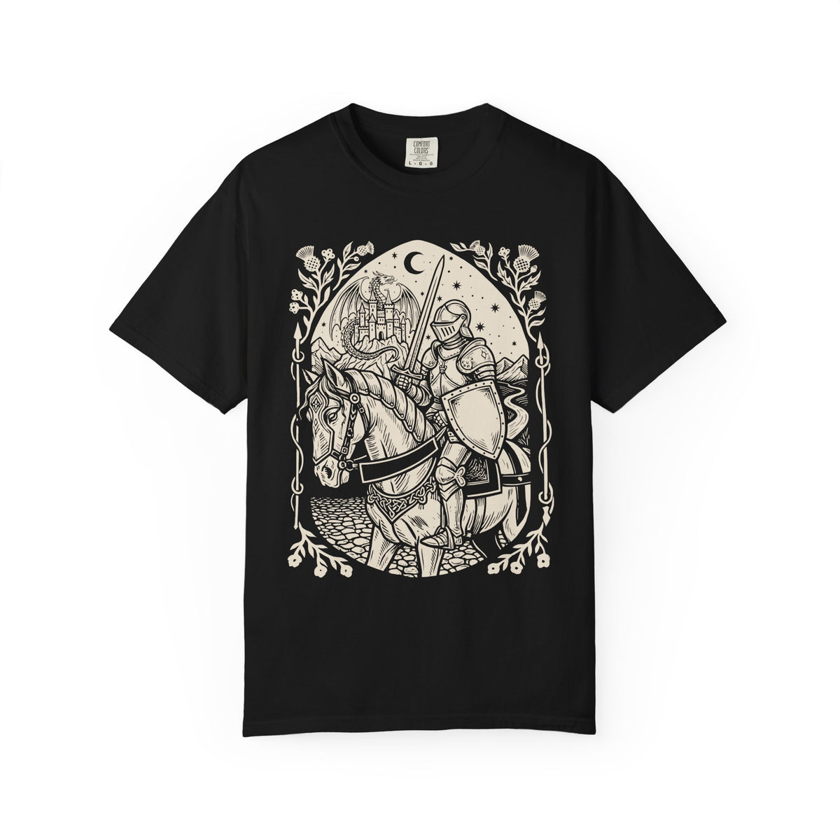 Woodcut Knight T-Shirt