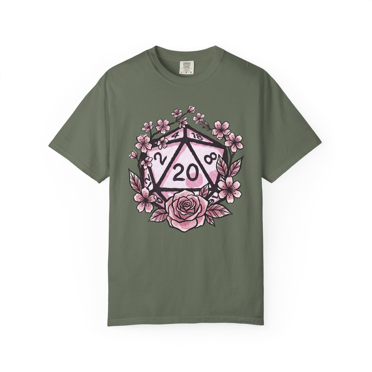 Floral D20 T-Shirt