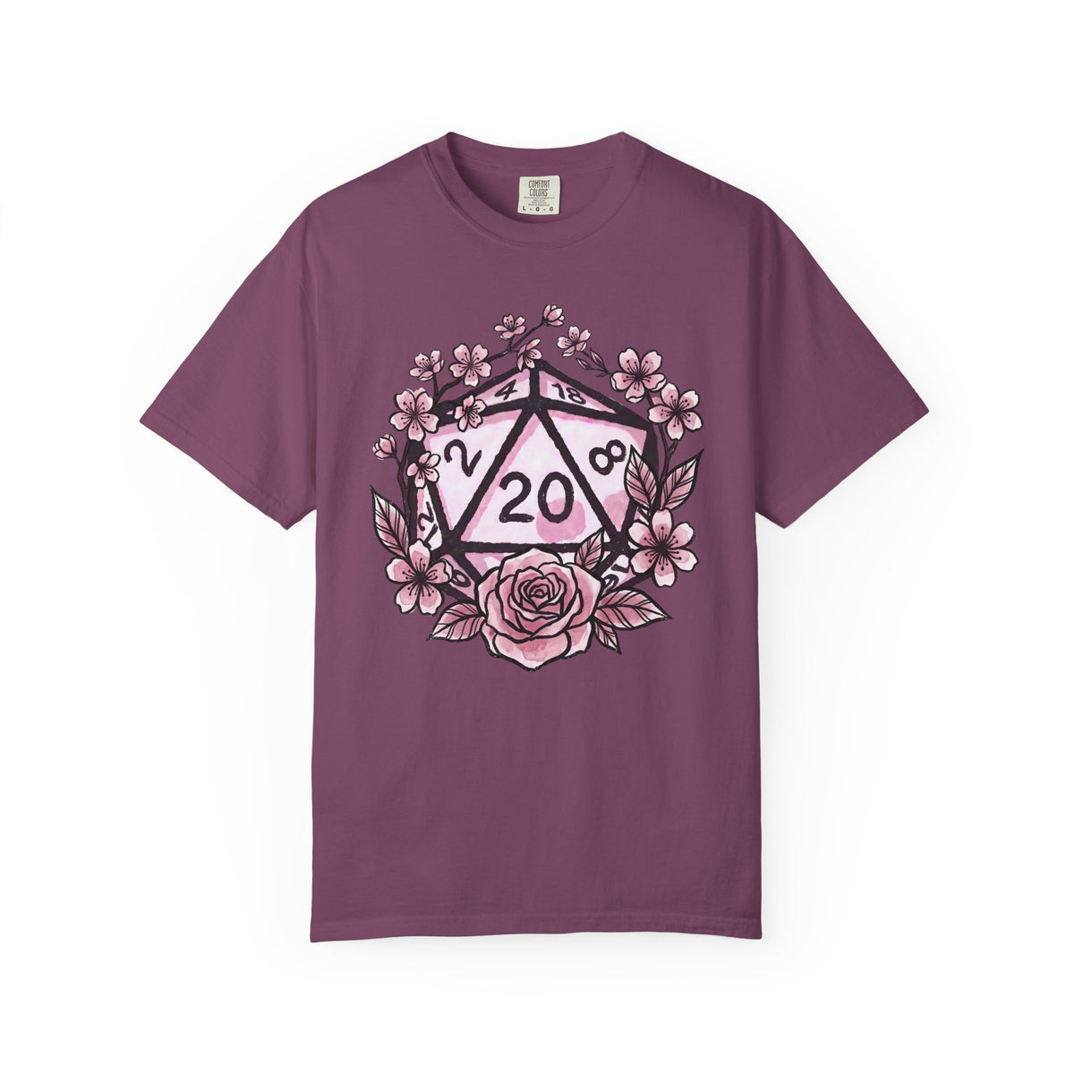 Floral D20 T-Shirt