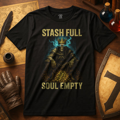 Crowned Skeleton King T-Shirt