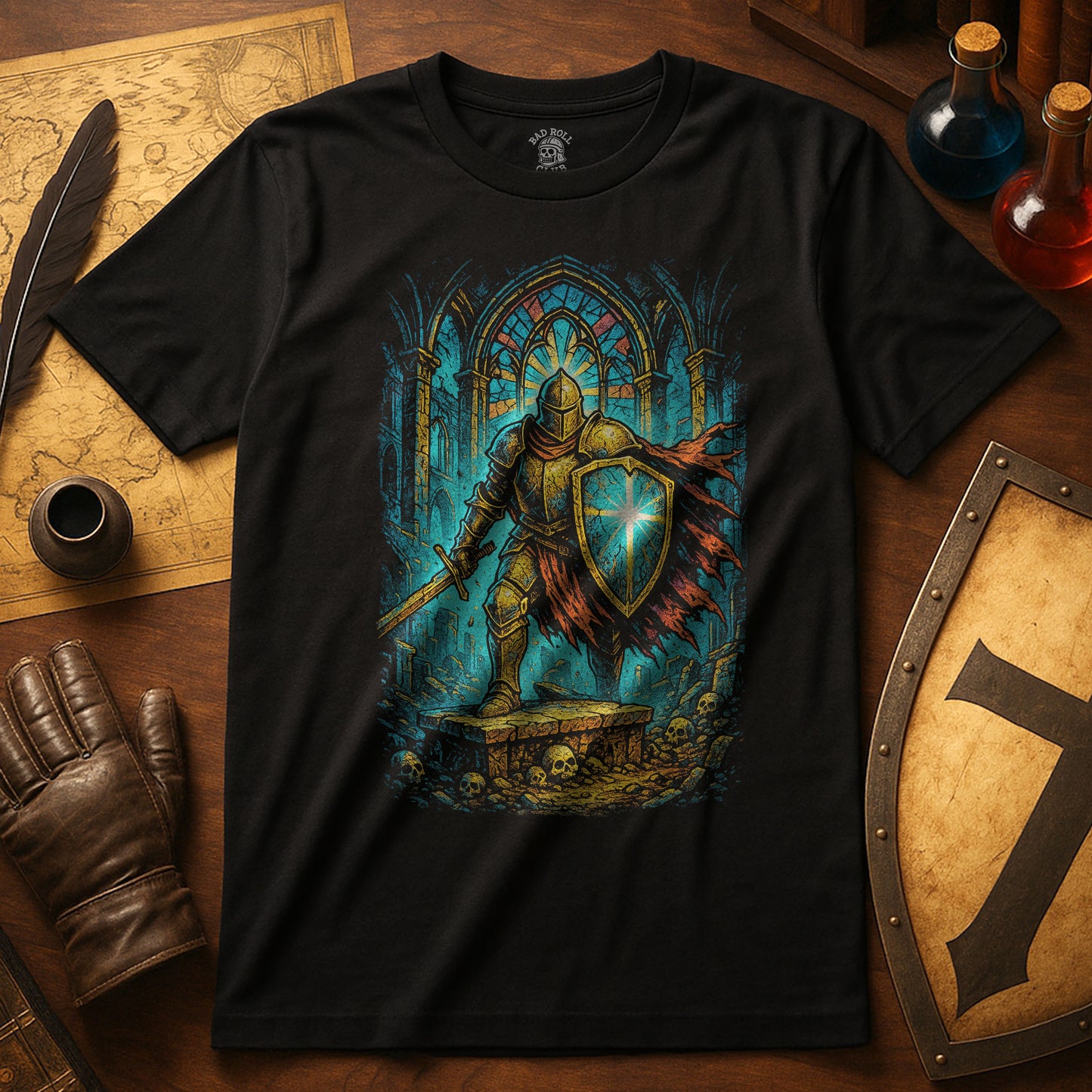 Cathedral Paladin Knight T-Shirt