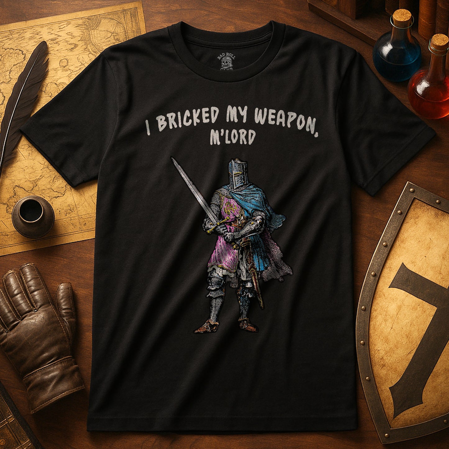 Medieval Knight Upgrade Fail T-Shirt