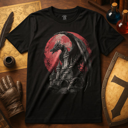 Blood Moon Dragon Castle T-Shirt