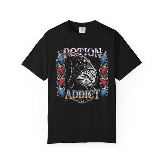 Potion Wizard Cat T-Shirt