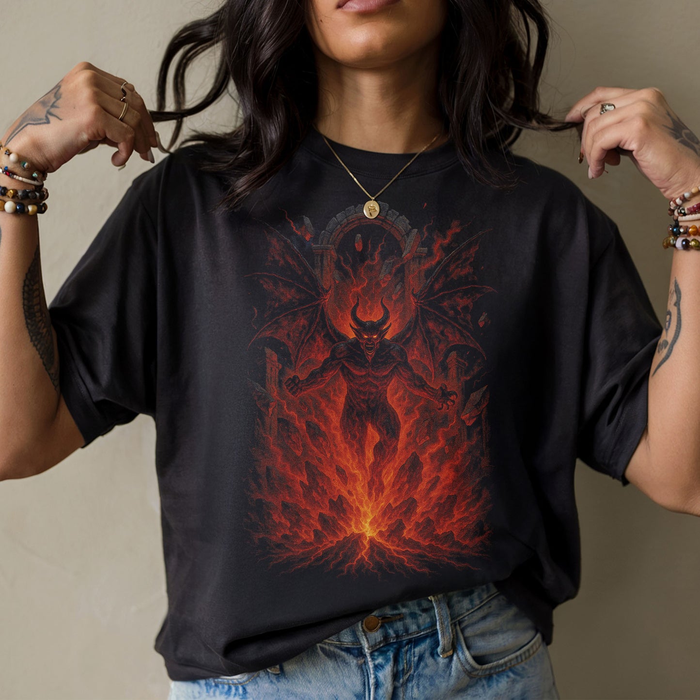 Abyss Lord Dark Fantasy T-Shirt