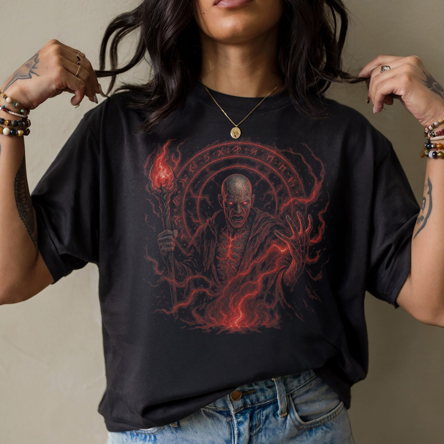 Blood Mage Dark Fantasy T-Shirt