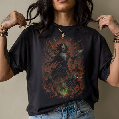 Necrotic Witch Dark Fantasy T-Shirt