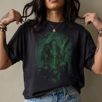 Elder Druid Dark Fantasy T-Shirt