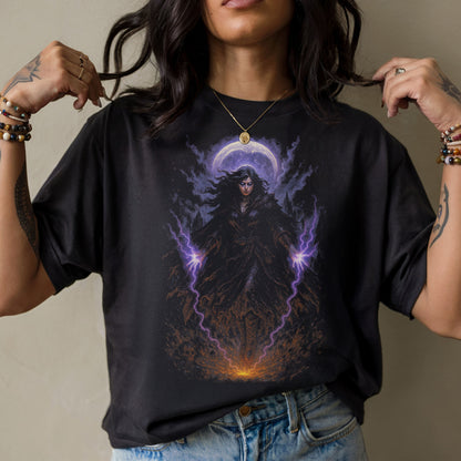 The Void Enchantress Dark Fantasy T-Shirt