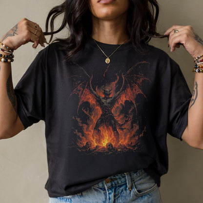 The Infernal Lord Dark Fantasy T-Shirt