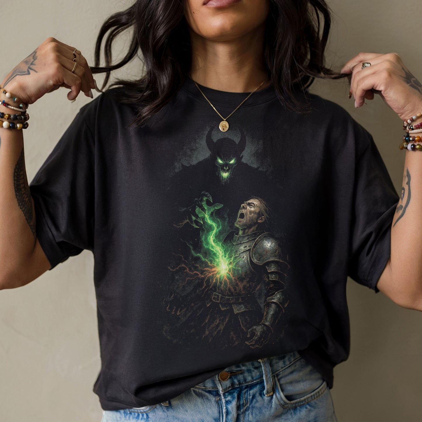The Soul Drainer Dark Fantasy T-Shirt