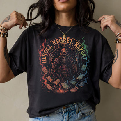 Cursed Mage ARPG Gamer T-Shirt