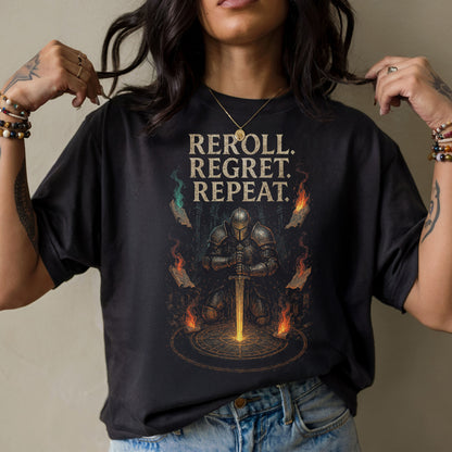 Fallen Knight ARPG Gamer T-Shirt