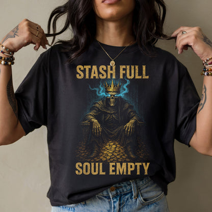 Crowned Skeleton King T-Shirt