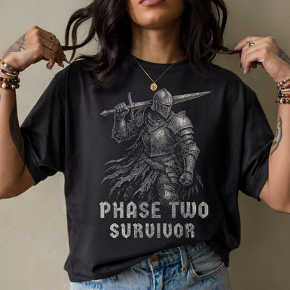 Grunge Knight Warrior T-Shirt