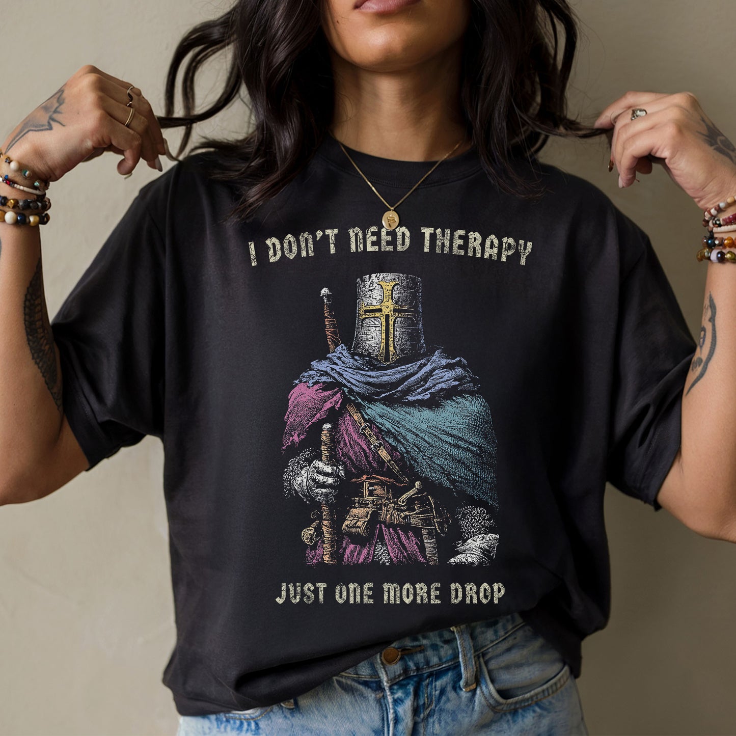 Loot Drop Knight Meme T-Shirt