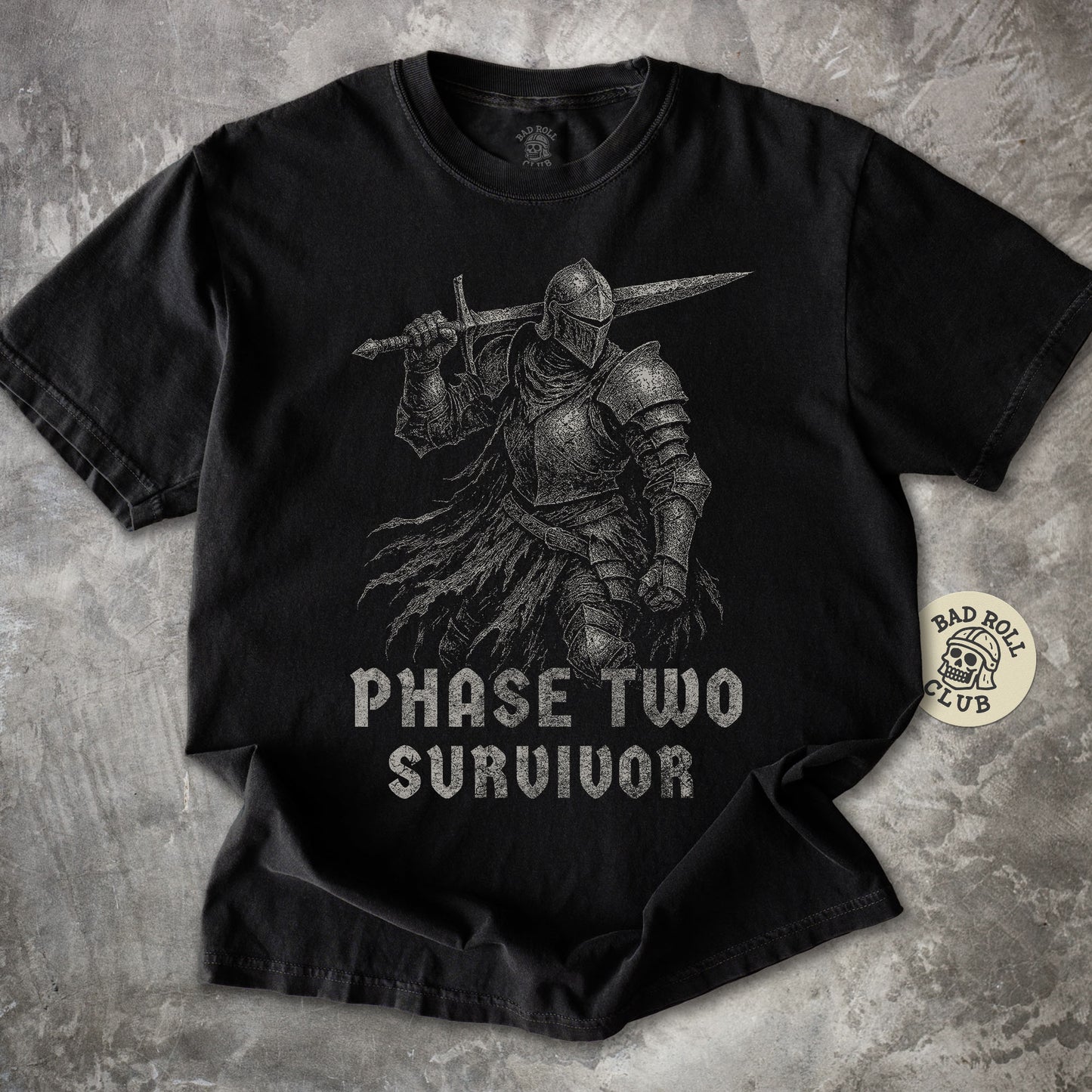 Grunge Knight Warrior T-Shirt