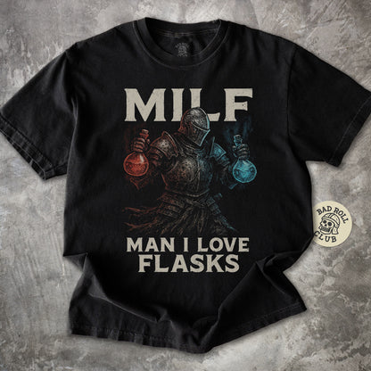 Knight Flask Meme T-Shirt