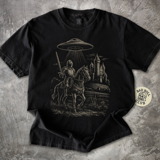 Medieval Knight UFO T-Shirt